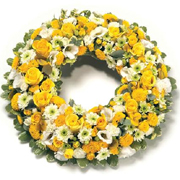 Compact Floral Wreath 